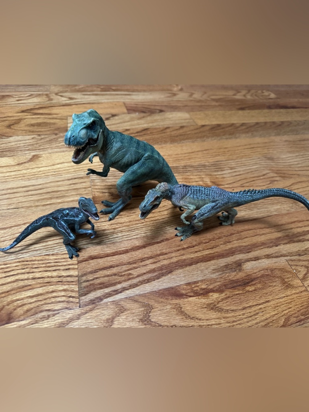 Lot of 3 Papo Dinosaurs - High Quality & Detailed!